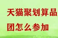 天貓聚劃算品牌團(tuán)怎么參加？