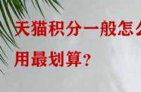天貓積分一般怎么用最劃算？