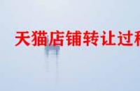 天貓店鋪轉(zhuǎn)讓過(guò)程（天貓網(wǎng)店轉(zhuǎn)讓注意事項(xiàng)）