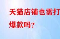 天貓店鋪也需打造爆款嗎？