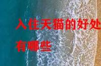 入住天貓的好處有哪些？它的優(yōu)勢在哪里？